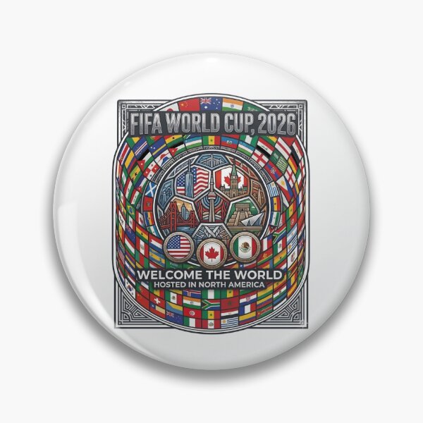 Item preview, FIFA World Cup 2026 T-Shirt - Welcome The World | Limited Edition Fan Graphic Tee designed and sold by NinaCreator.