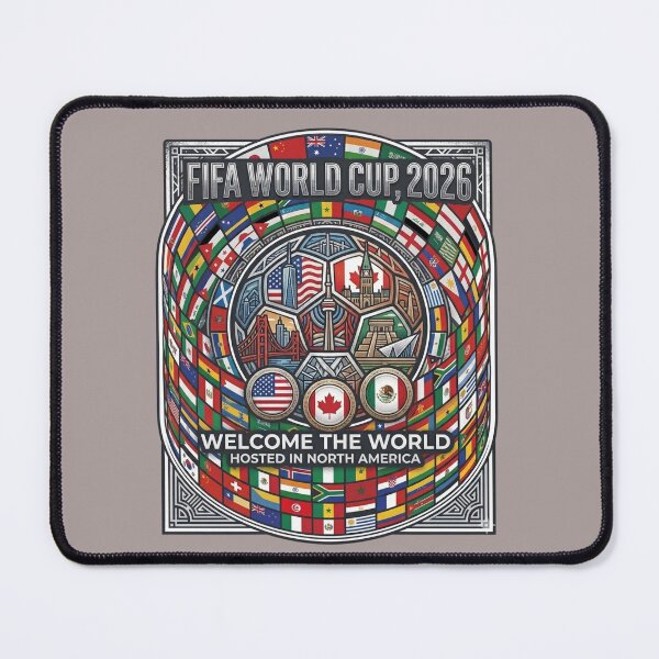 Item preview, FIFA World Cup 2026 T-Shirt - Welcome The World | Limited Edition Fan Graphic Tee designed and sold by NinaCreator.