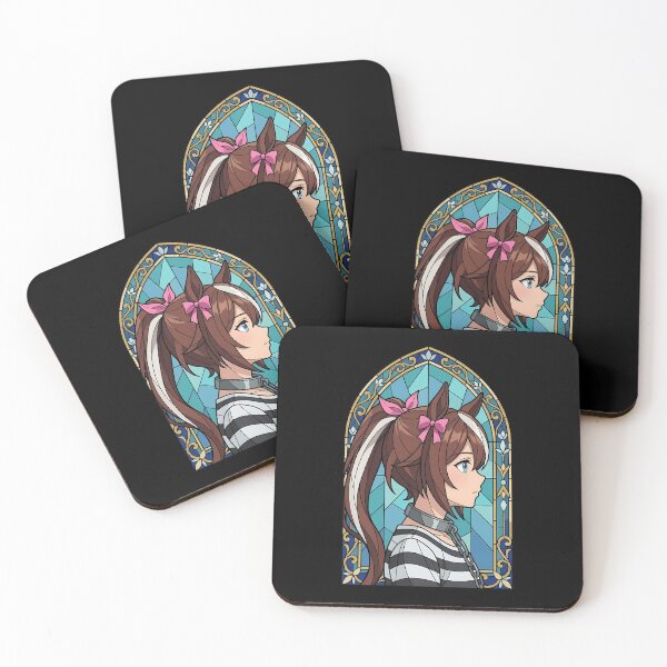 Item preview, Tokai Teio Uma Musume Captive Blue Stained Glass designed and sold by mildaclairmo.