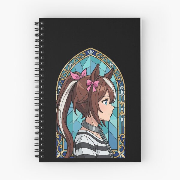 Item preview, Tokai Teio Uma Musume Captive Blue Stained Glass designed and sold by mildaclairmo.
