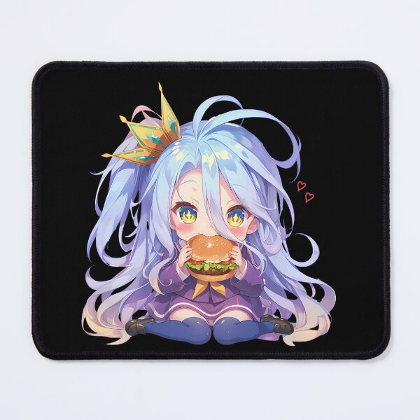 Item preview, Shiro No Game No Life Anime Girl Kawaii Chibi Burger Pastel Fantasy designed and sold by earlobejerk.