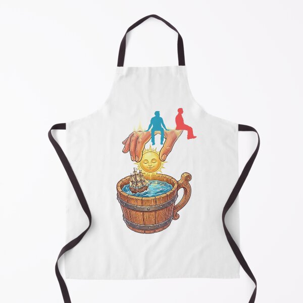 Item preview, Surreal Sea Voyage in Wooden Mug Graphic designed and sold by rich-moda.