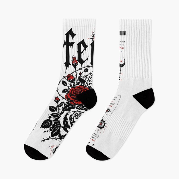 Item preview, Untamed Red Rose Dark Streetwear Art designed and sold by Looming Lines.