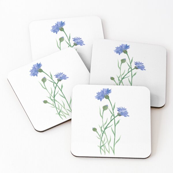 Item preview, March 5th birthday flower Cornflower designed and sold by 366birthflower.