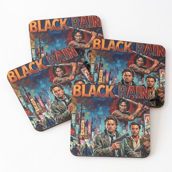 Item preview, A Crime. A Trap. A Cult. – Black Rain Fine Art Print designed and sold by Art's Diner.