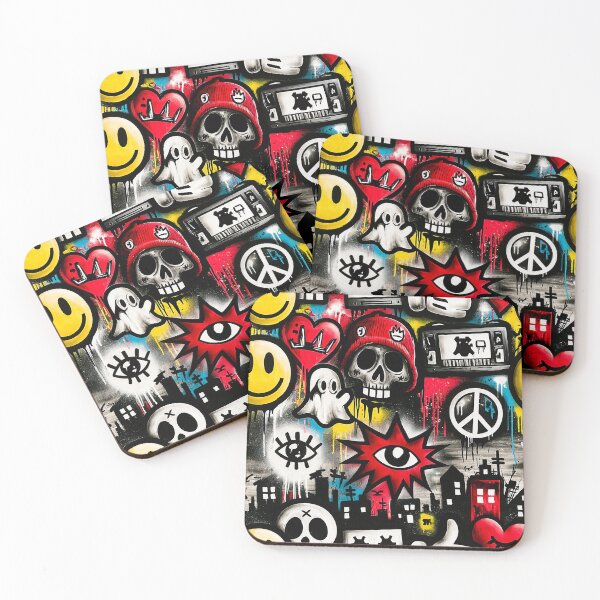 Item preview, Crazy Graffiti Pattern 19 designed and sold by Gypsykiss.