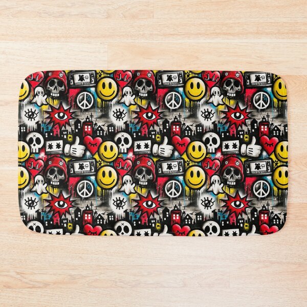Item preview, Crazy Graffiti Pattern 19 designed and sold by Gypsykiss.