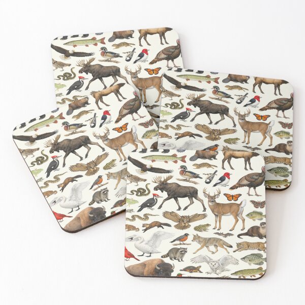 Item preview, Animals of Minnesota Retro Style Identification Chart designed and sold by kakarikihill.