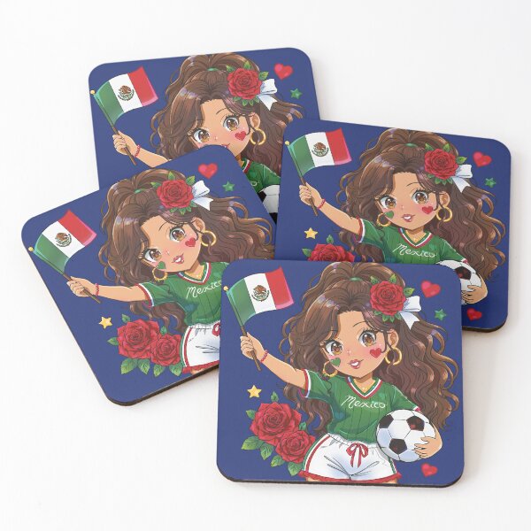 Item preview, Mexican Soccer Girl designed and sold by MarielaArtShop.