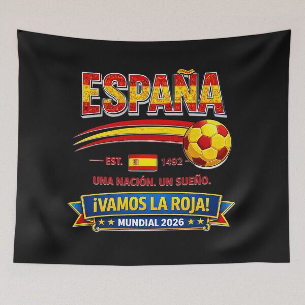 Item preview, España Soccer Supporter Graphic Est 1492 designed and sold by Tsugraf Designs.