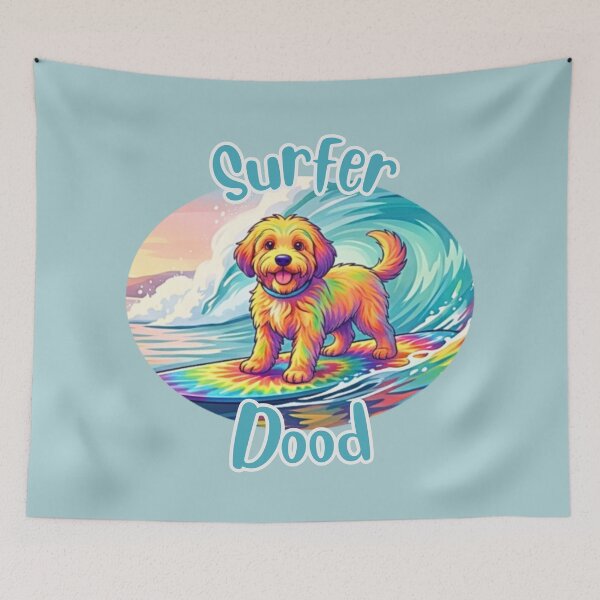 Item preview, Surfer Dood Dooley (oval) designed and sold by Doodles Down South.