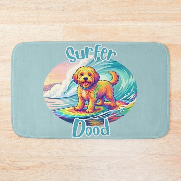 Item preview, Surfer Dood Dooley (oval) designed and sold by Doodles Down South.