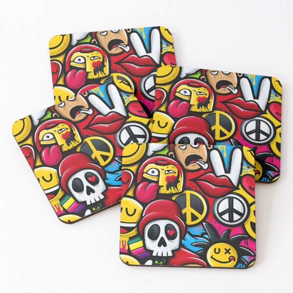 Item preview, Crazy Graffiti Pattern 6 designed and sold by Gypsykiss.