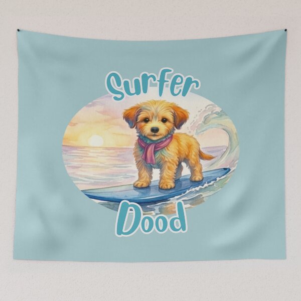 Item preview, Surfer Dood JoJo (oval) designed and sold by Doodles Down South.