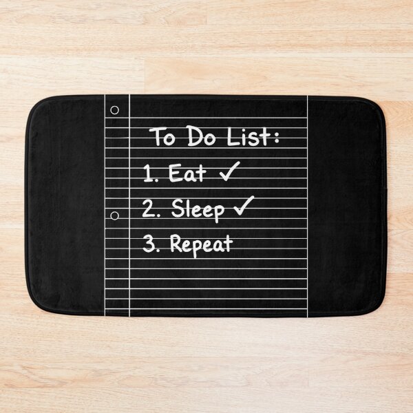 Item preview, To Do List Eat Sleep Repeat Minimalist Graphic T-Shirt designed and sold by ShirtRemarks.