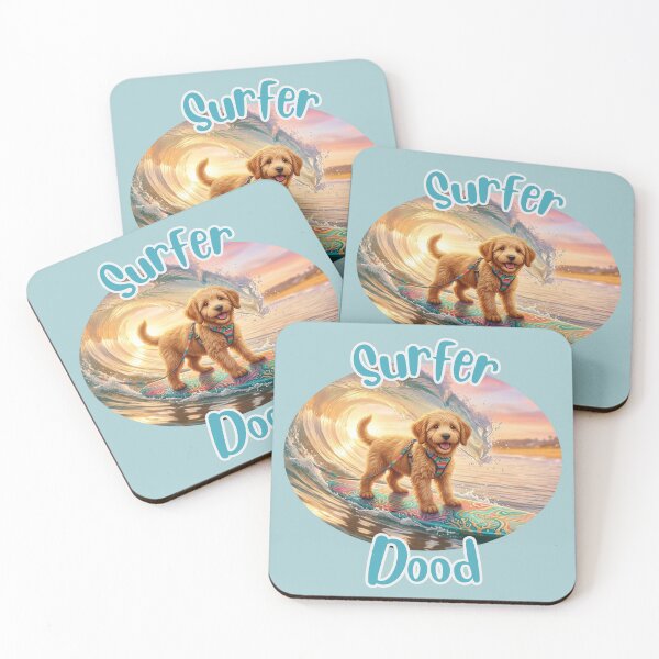 Item preview, Surfer Dood Livvy (oval) designed and sold by Doodles Down South.