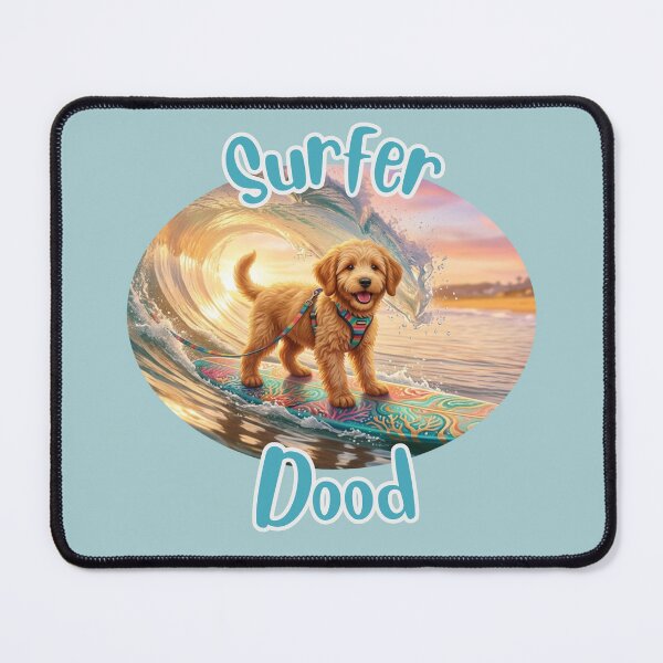 Item preview, Surfer Dood Livvy (oval) designed and sold by Doodles Down South.
