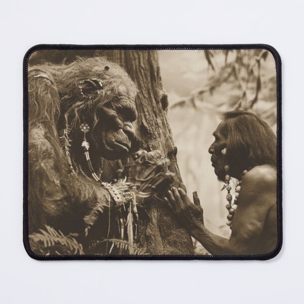 Item preview, Sasquatch Elder Vintage Forest Legend Art designed and sold by GSizzle1.