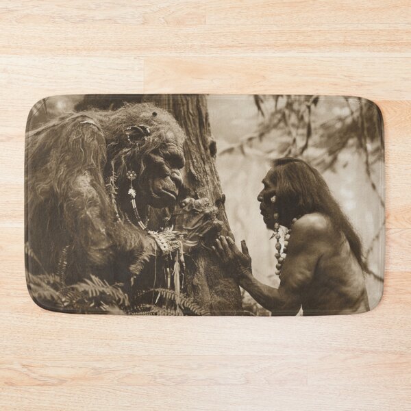 Item preview, Sasquatch Elder Vintage Forest Legend Art designed and sold by GSizzle1.
