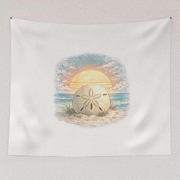 Item preview, Vintage Florida Tropical Sand Dollar Paradise designed and sold by piketo.