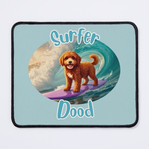 Item preview, Surfer Dood River (oval) designed and sold by Doodles Down South.