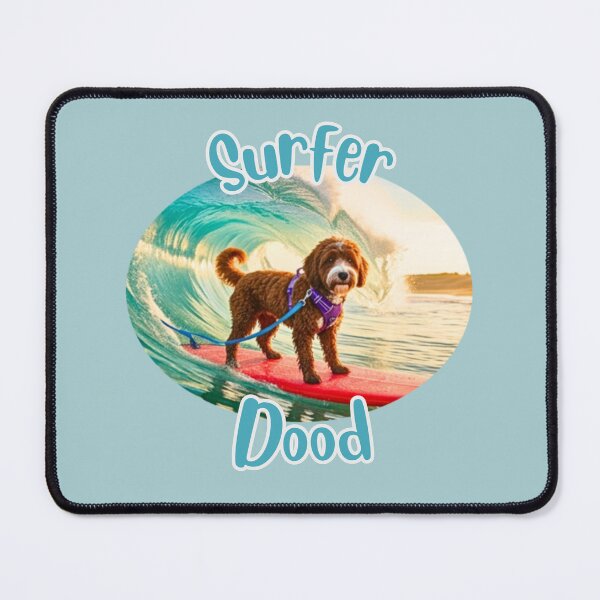 Item preview, Surfer Dood Leo (oval) designed and sold by Doodles Down South.