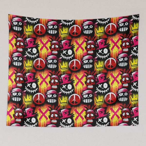 Item preview, Crazy Graffiti Pattern 9 designed and sold by Gypsykiss.