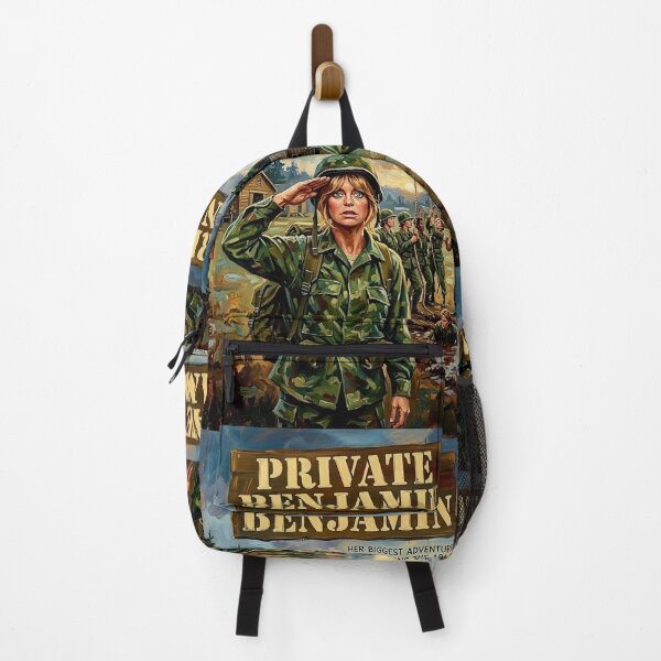 Item preview, Her Biggest Adventure Was Joining the Army – Private Benjamin Fine Art Print designed and sold by Art's Diner.
