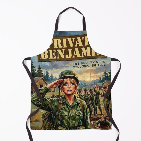 Item preview, Her Biggest Adventure Was Joining the Army – Private Benjamin Fine Art Print designed and sold by Art's Diner.