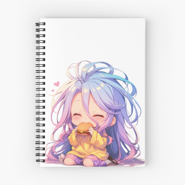 Item preview, Stephanie Dola No Game No Life Anime Girl Kawaii Chibi Burger Joyful Colorful designed and sold by earlobejerk.