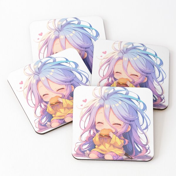 Item preview, Stephanie Dola No Game No Life Anime Girl Kawaii Chibi Burger Joyful Colorful designed and sold by earlobejerk.