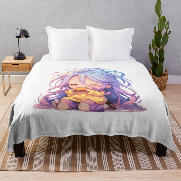Item preview, Stephanie Dola No Game No Life Anime Girl Kawaii Chibi Burger Joyful Colorful designed and sold by earlobejerk.