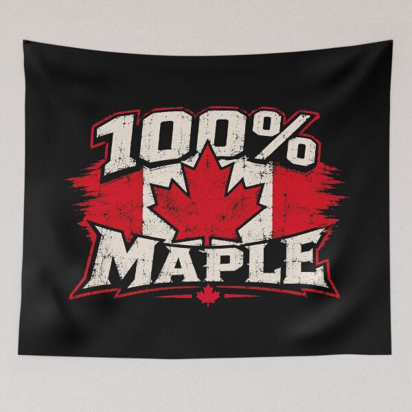 Item preview, 100% Maple Canadian Flag Patriotic Canada Day Shirt designed and sold by ShirtRemarks.