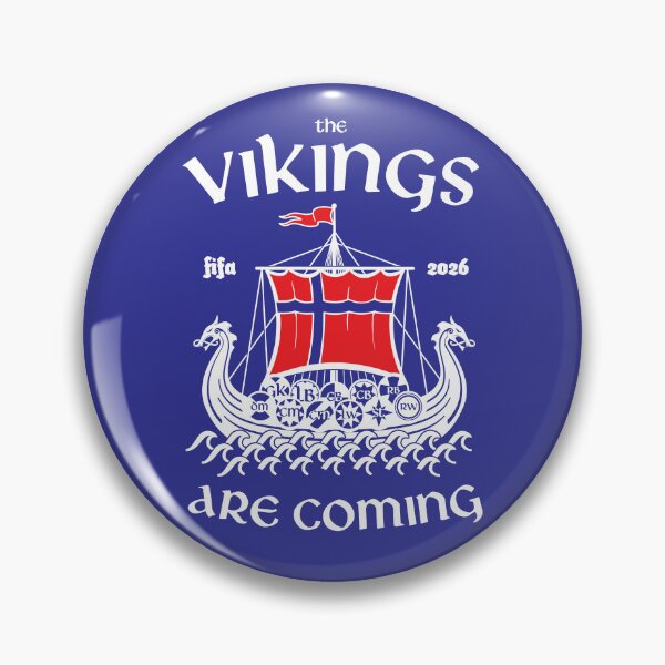 Item preview, The Vikings Are Coming. Norway Football World Cup 2026 Fan Art designed and sold by BorysMano.