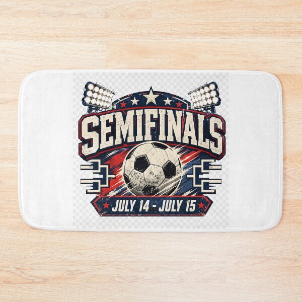 Item preview, Semifinals July 14–15 – Soccer Knockout Stage Design designed and sold by MySheetMusicArt.
