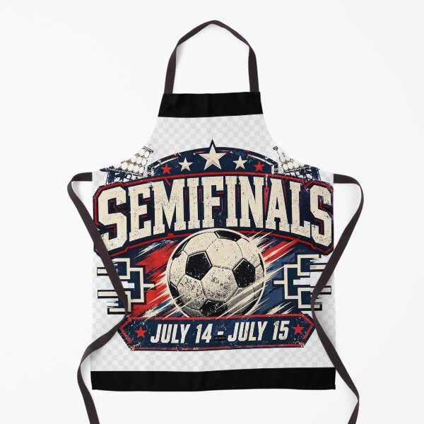 Item preview, Semifinals July 14–15 – Soccer Knockout Stage Design designed and sold by MySheetMusicArt.