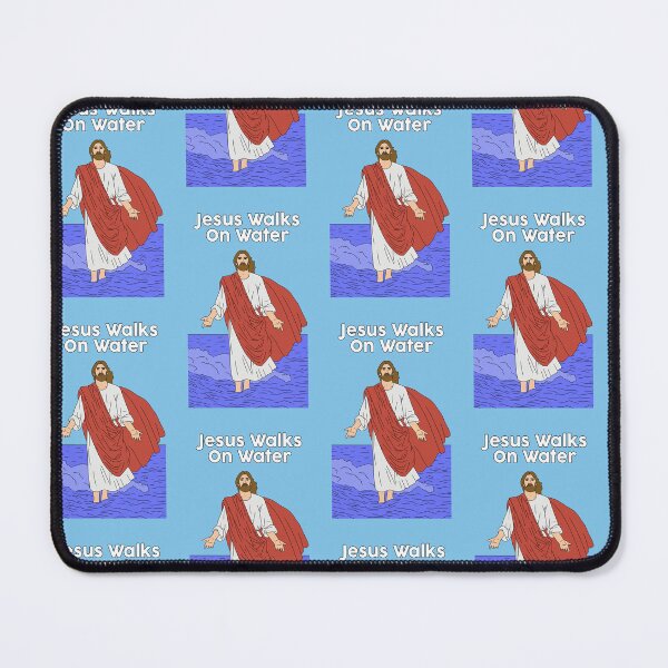 Item preview, Jesus Walks On Water Poster designed and sold by elviamontemayor.