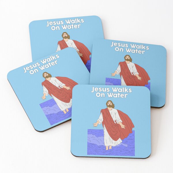 Item preview, Jesus Walks On Water Poster designed and sold by elviamontemayor.