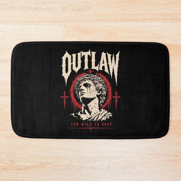 Item preview, Outlaw Gothic Statue Streetwear Art designed and sold by Looming Lines.