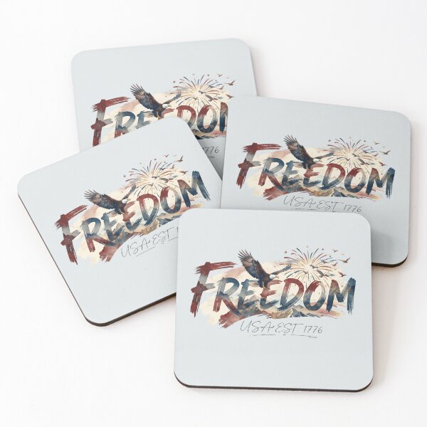 Item preview, Vintage Watercolor Freedom Eagle Patriotic designed and sold by AOCollections.