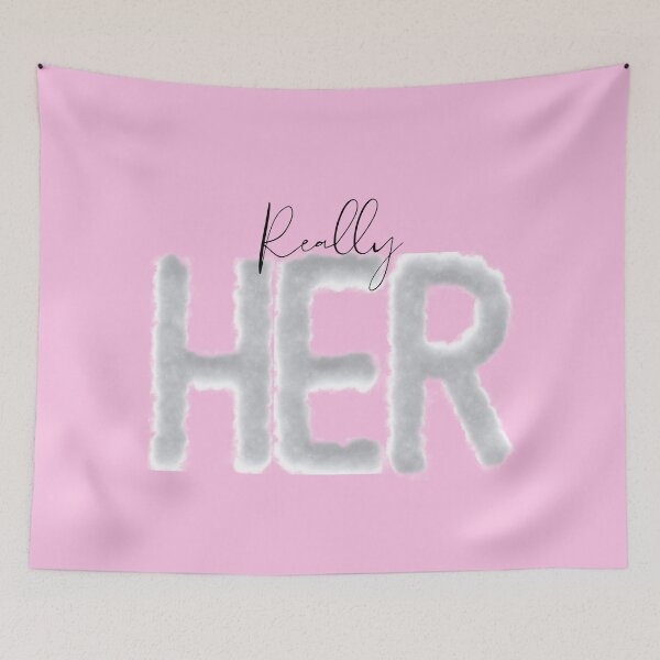 Item preview, Really Her Trendy Airbrush Y2K Aesthetic Text designed and sold by shaescreations1.