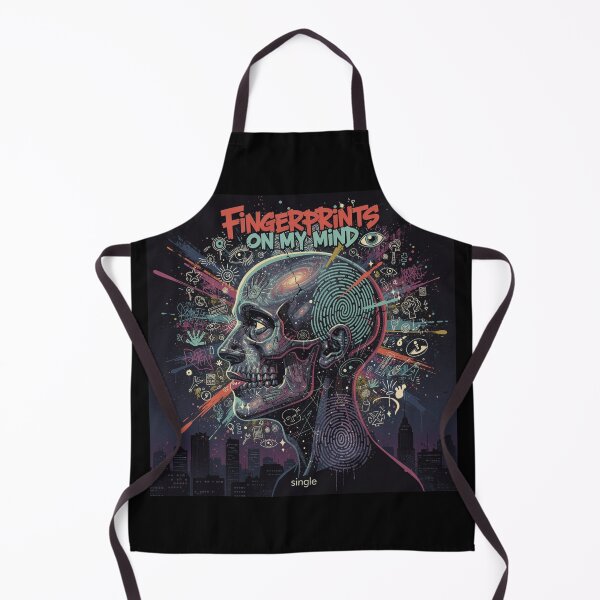 Item preview, Fingerprints On My Mind by Patxxv Psychedelic Cosmic Skull Artwork designed and sold by XXVSHIRT.