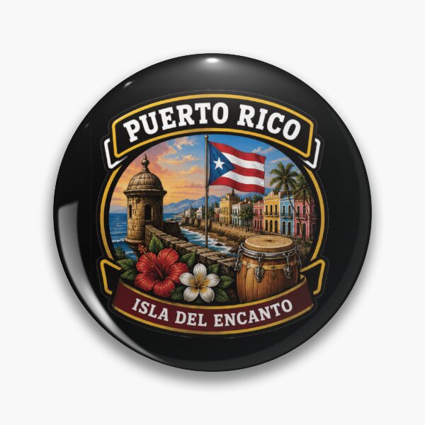 Item preview, Puerto Rico – Island of Caribbean Spirit designed and sold by GnuArt.