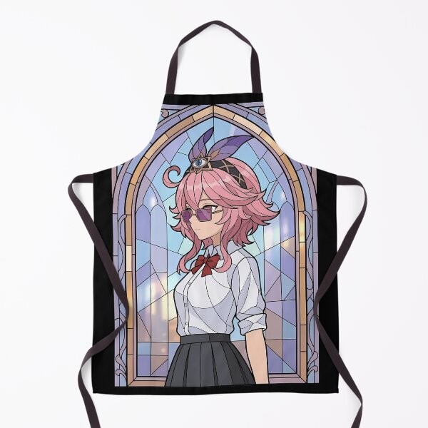 Item preview, Dori Genshin Impact Stained Glass Pink Hair Merchant Vibes designed and sold by mildaclairmo.