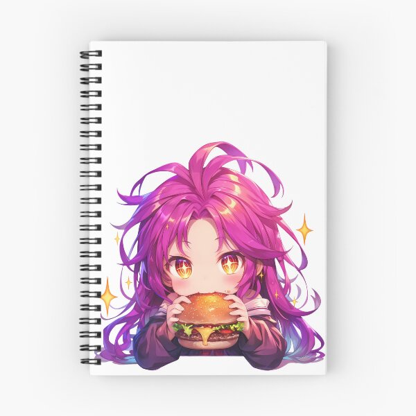 Item preview, Schwi Dola No Game No Life Anime Girl Kawaii Chibi Burger Cyber Glow designed and sold by earlobejerk.