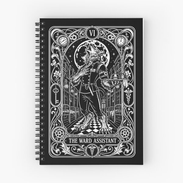 Item preview, The Werewolf Ward Assistant Gothic Medical Card designed and sold by Victor Shadehorn.