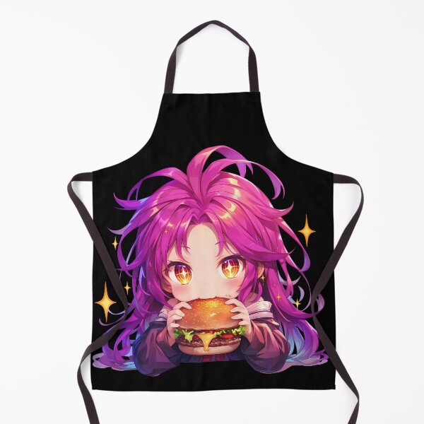 Item preview, Schwi Dola No Game No Life Anime Girl Kawaii Chibi Burger Cyber Glow designed and sold by earlobejerk.