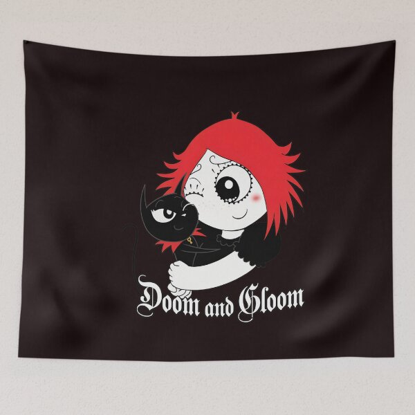 Item preview, Gothic Cute Character With Pet Art designed and sold by Rechar404-Art.