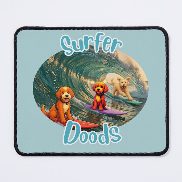 Item preview, Surfer Doods (oval) designed and sold by Doodles Down South.