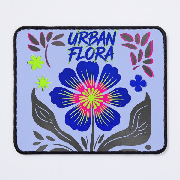 Item preview, Urban Flora Streetwear Graphic - Neon Botanical Art designed and sold by digitalbob60.